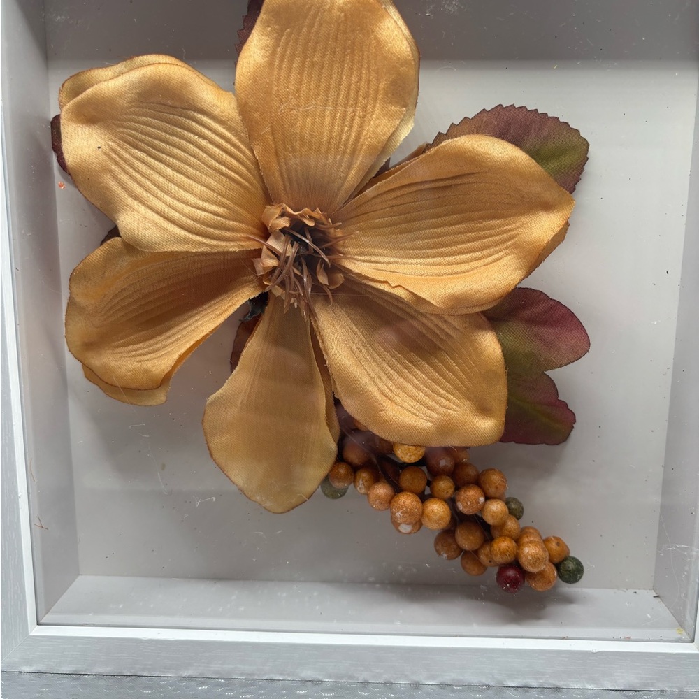 Golden Floral Wall Decor